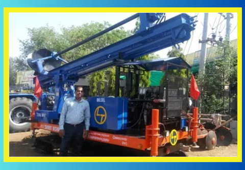 Railway Track Mounting Augering Machine